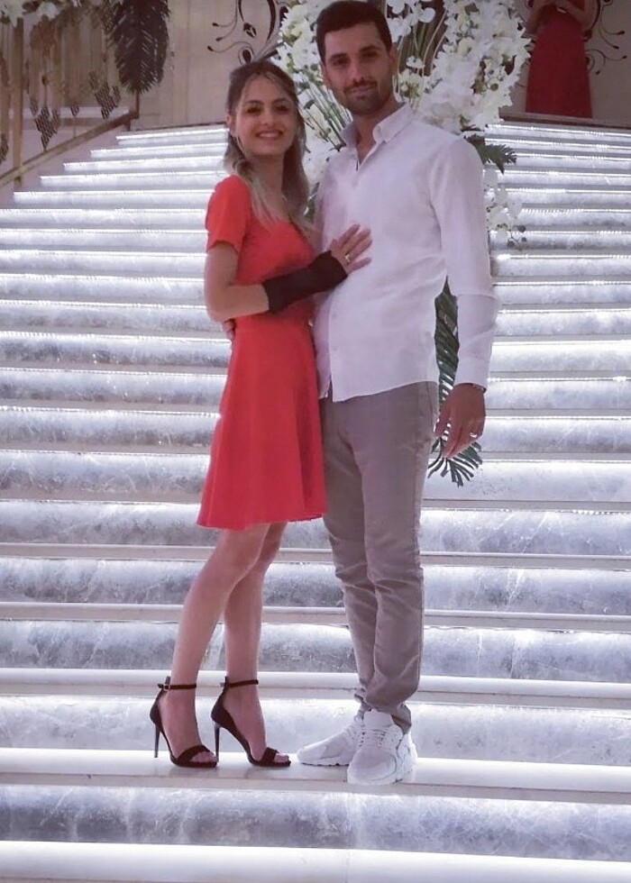 Kırmızı s beden kısa elbise - Görsel 2