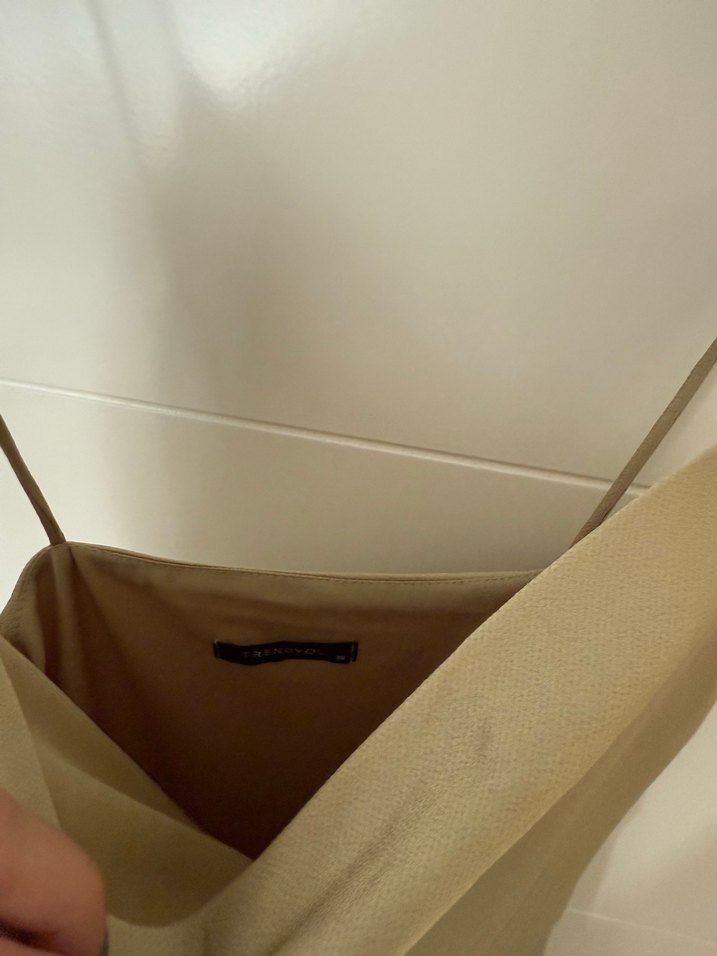 Yağ Yeşili Elbise - Görsel 5