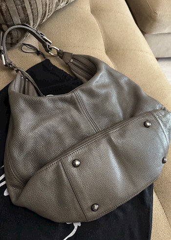 Matraş Gri Kadın Omuz Çantası - Görsel 2