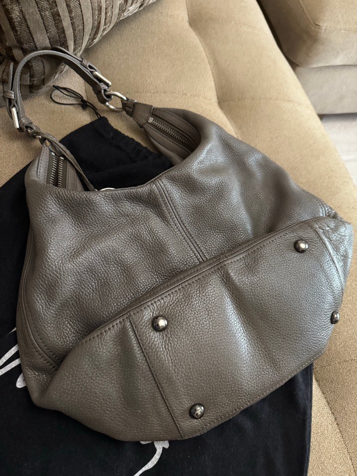 Matraş Gri Kadın Omuz Çantası - Görsel 2