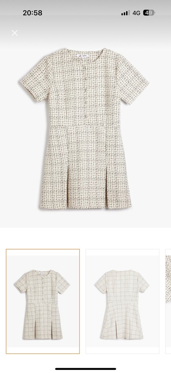 Koton Tüvit Midi Triko Elbise - Görsel 2