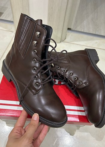 Polaris Kahverengi Deri Kadın Bot - Görsel 3