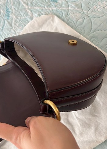 Borda Deri Tokalı Zara Kadın Çanta - Görsel 4