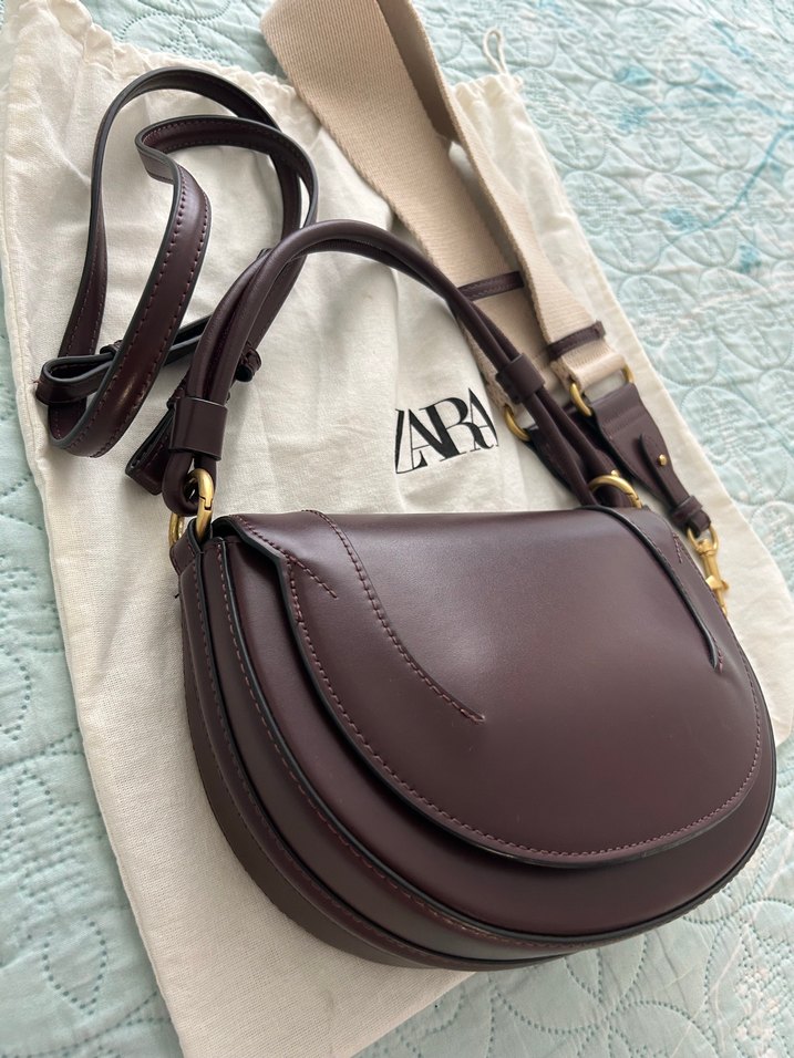 Borda Deri Tokalı Zara Kadın Çanta - Görsel 2