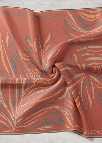 Beden mor Renk Silkhome Twill İpek Eşarp