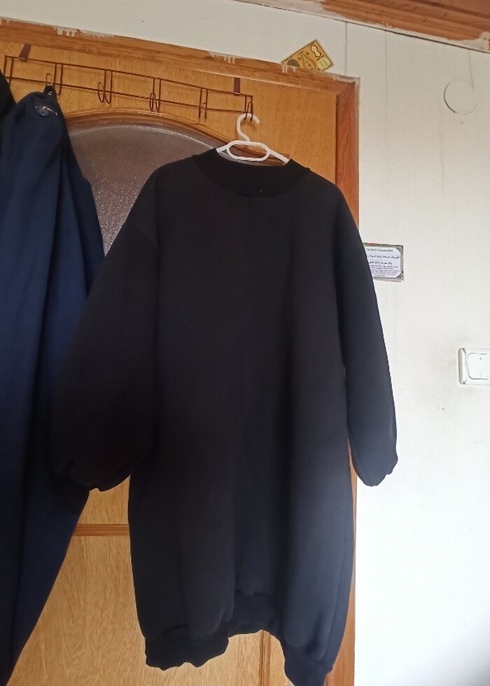 Balon kollu kışlık tunik  - Görsel 2