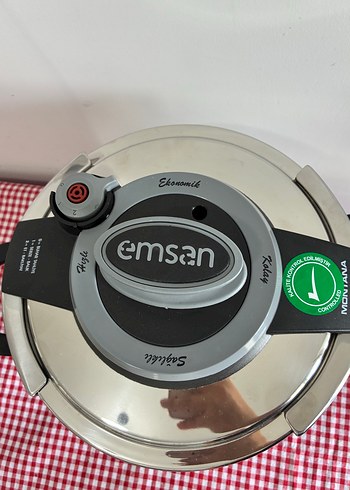 Beden Emsan Kolay Düdüklü Tencere - Gri Siyah