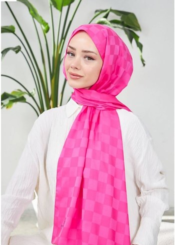 Pembe Kadın Drape şal