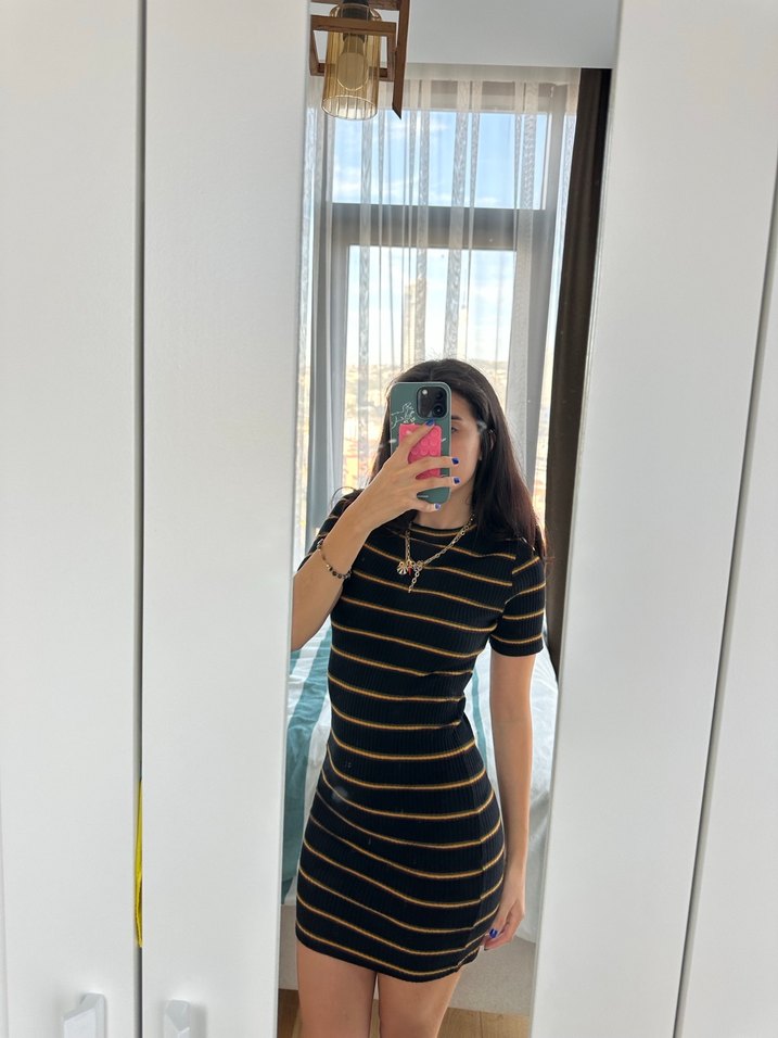 Zara Mini Elbise - Görsel 2