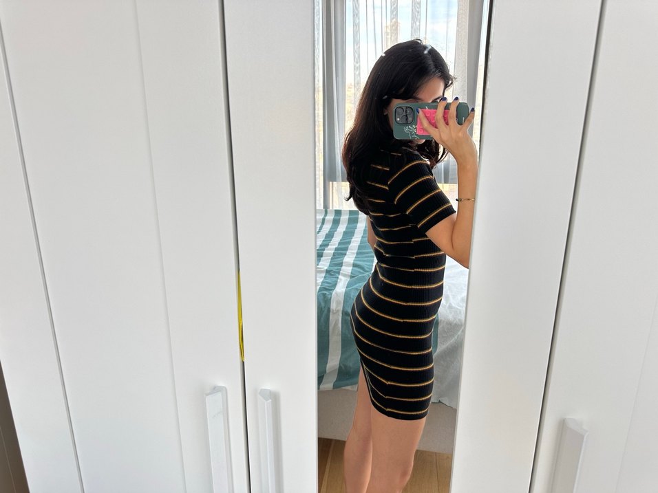 Zara Mini Elbise - Görsel 3