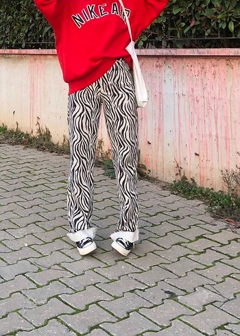 Pull&Bear Zebra Pantolon - Görsel 3