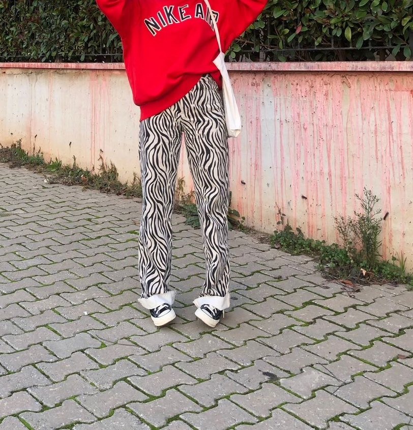 Pull&Bear Zebra Pantolon - Görsel 3