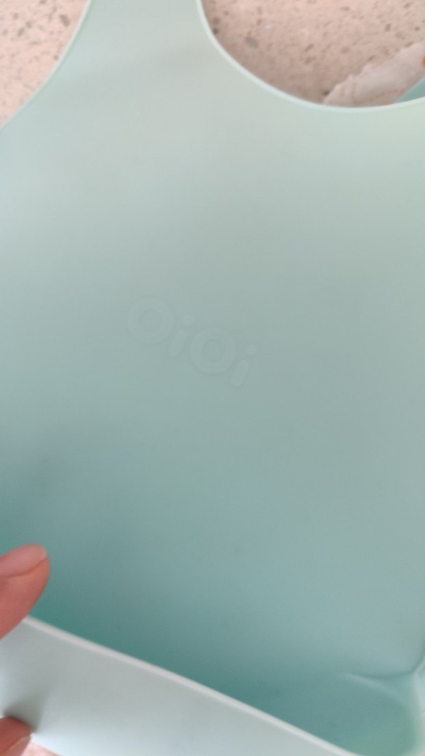 Pastel Mavi Bebek Mama Önlüğü - Görsel 3