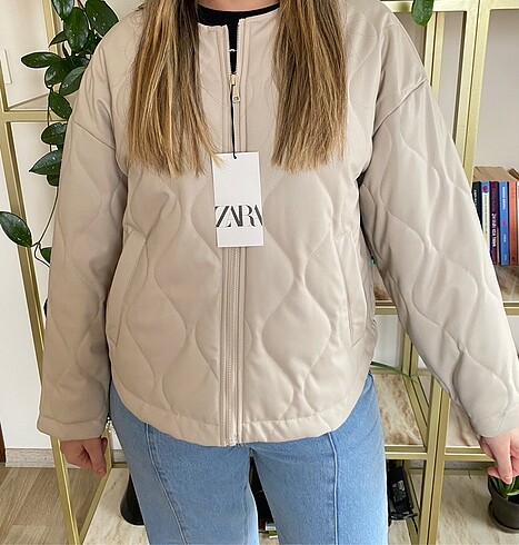 xs Beden Zara mont suni deri
