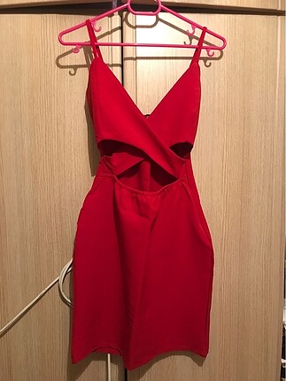 Kırmızı Mini Elbise