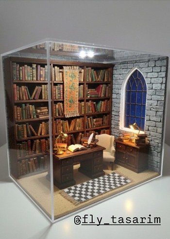 minyatür jüt kilim /halı/ diorama - Görsel 4