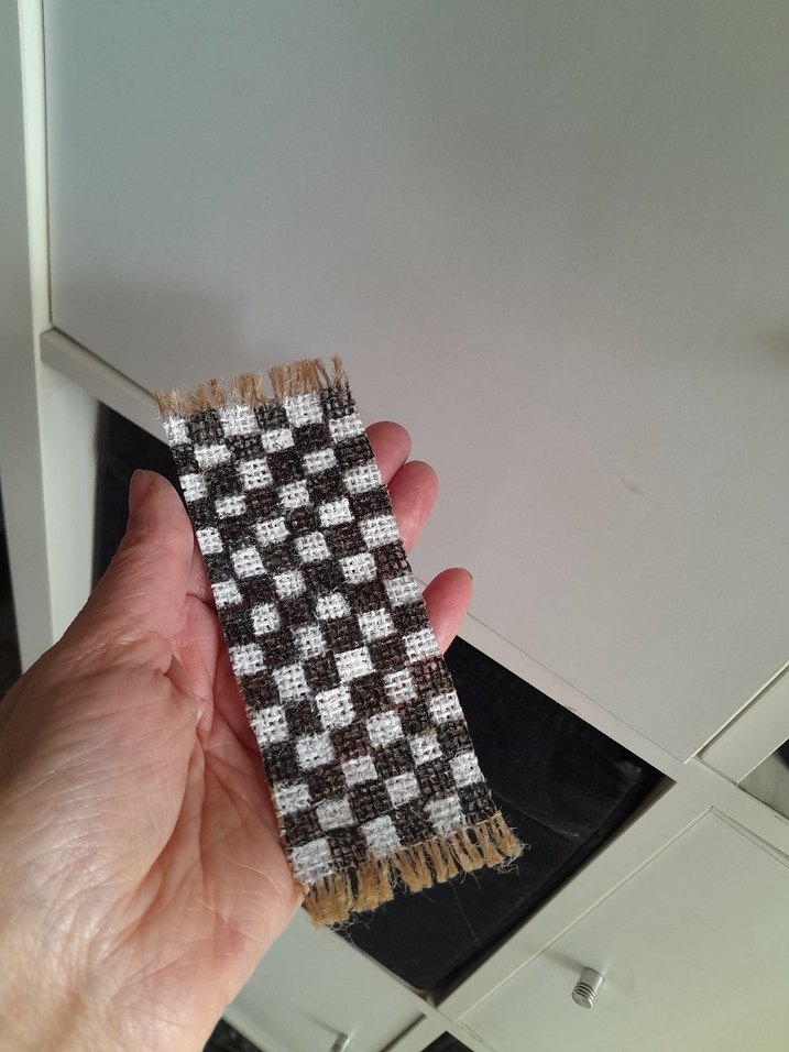 minyatür jüt kilim - Görsel 3