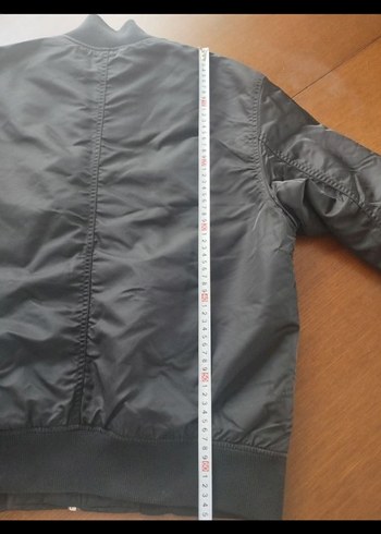 H&M Siyah Fermuarlı Erkek Street Wear Ceket - Görsel 3