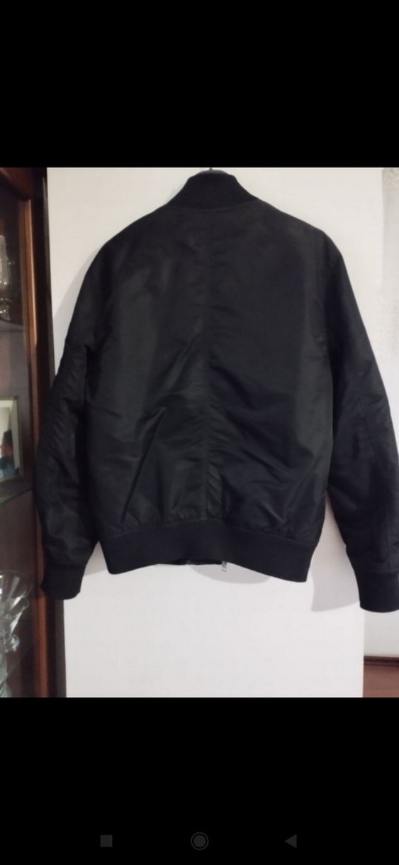 H&M Siyah Fermuarlı Erkek Street Wear Ceket - Görsel 2