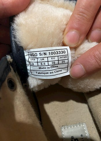 UGG bot Sivri Tırtıklı Platformlu Siyah Bağcıklı Spor Ayakkabı - Görsel 7