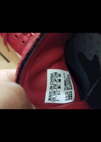 Adidas Kadın Kırmızı Süet Spor Ayakkabı - Görsel 4