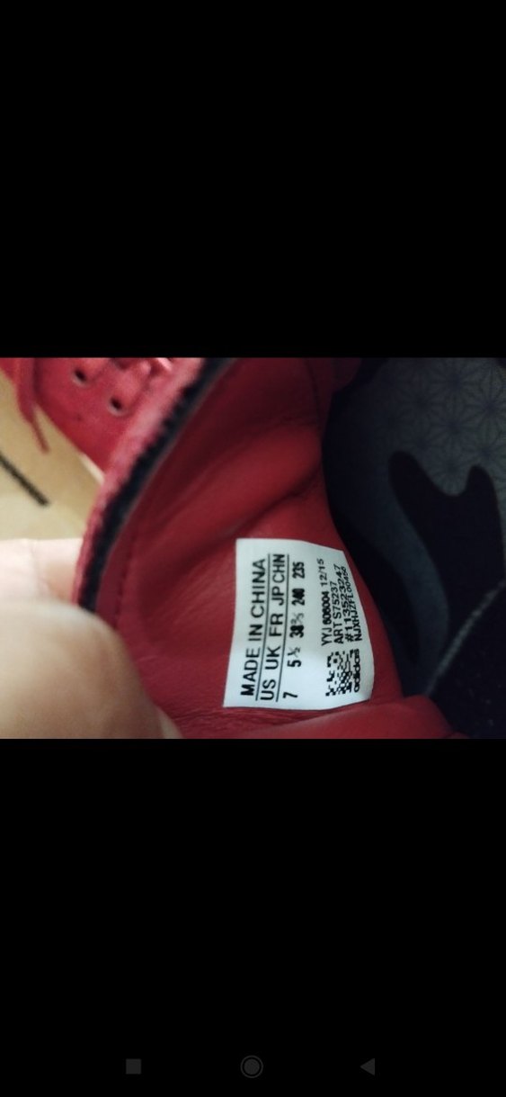 Adidas Kadın Kırmızı Süet Spor Ayakkabı - Görsel 4