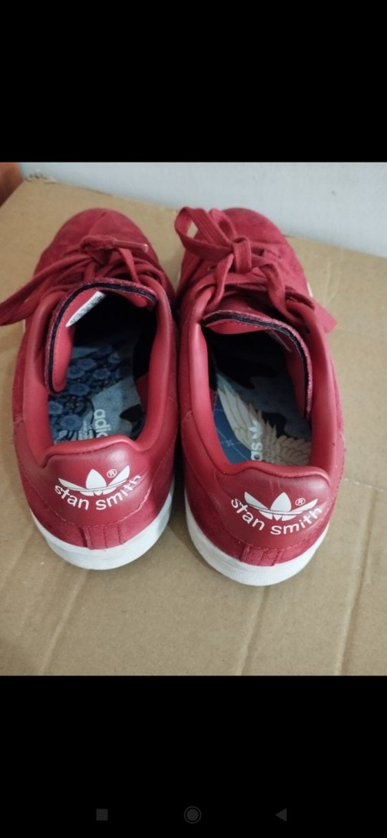 Adidas Kadın Kırmızı Süet Spor Ayakkabı - Görsel 2