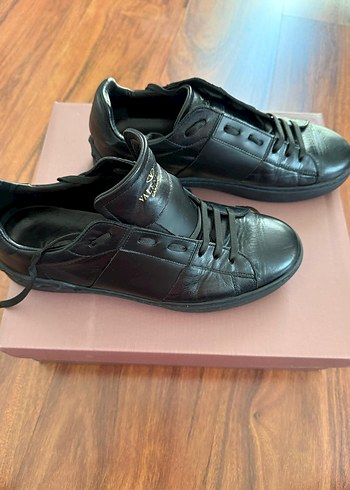 Siyah Deri Erkek ayakkabı - Görsel 2