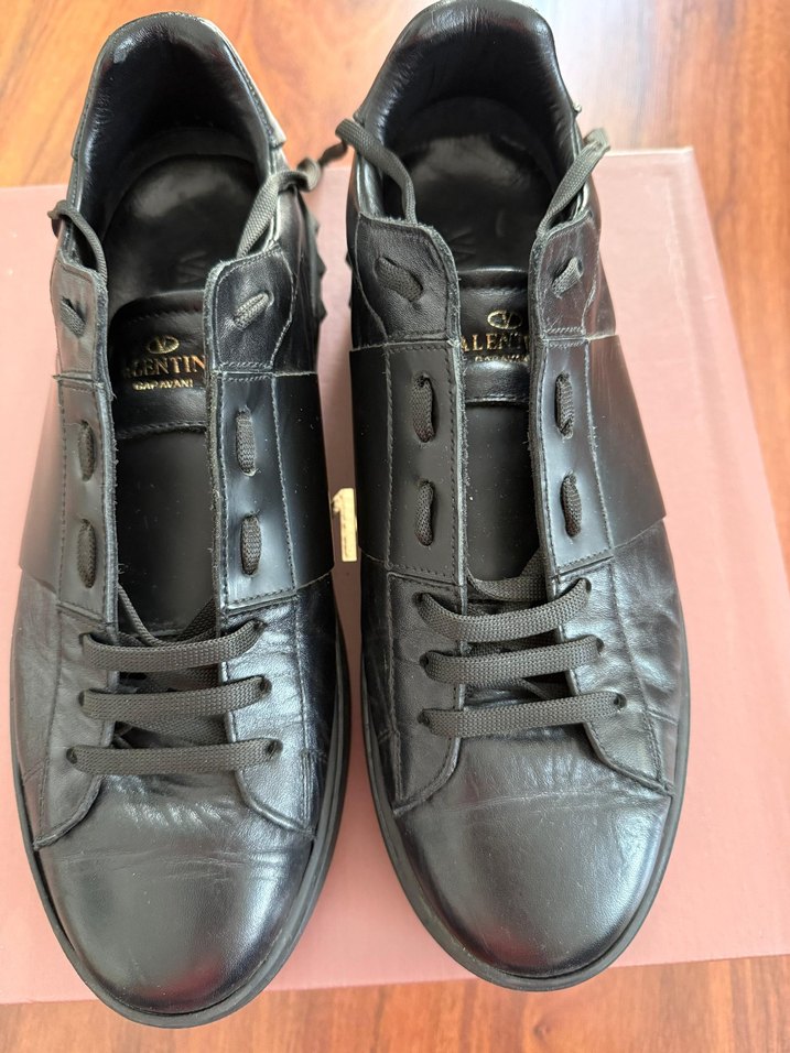 Siyah Deri Erkek ayakkabı - Görsel 3