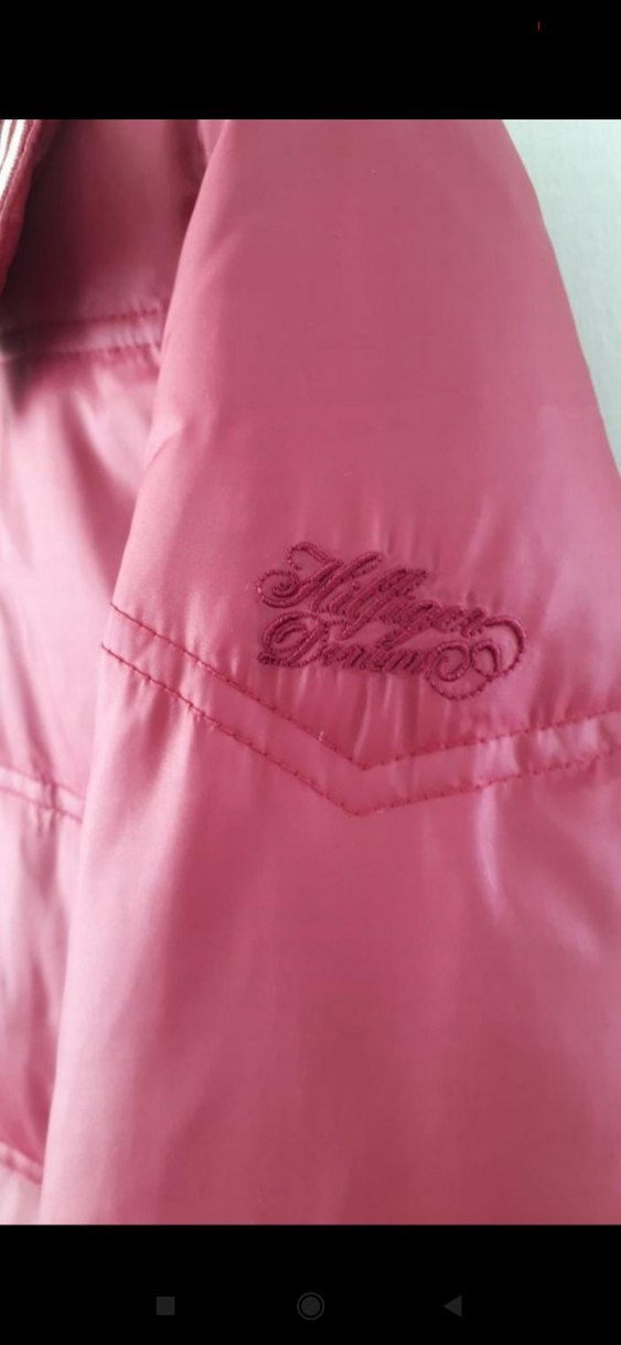 Bordo Düğmeli Kadın Kışlık Mont - Görsel 3