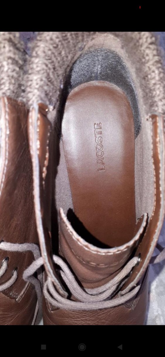 Lacoste Kahverengi Deri Bağcıklı Kadın Botları - Görsel 3