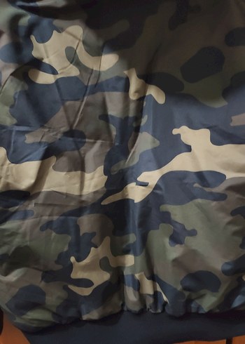 Kadin Kamuflaj Desenli Fermuarlı mont - Görsel 4