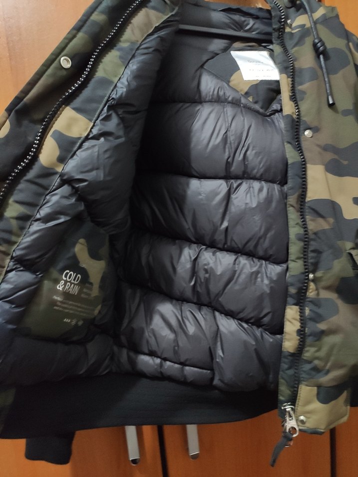 Kadin Kamuflaj Desenli Fermuarlı mont - Görsel 2