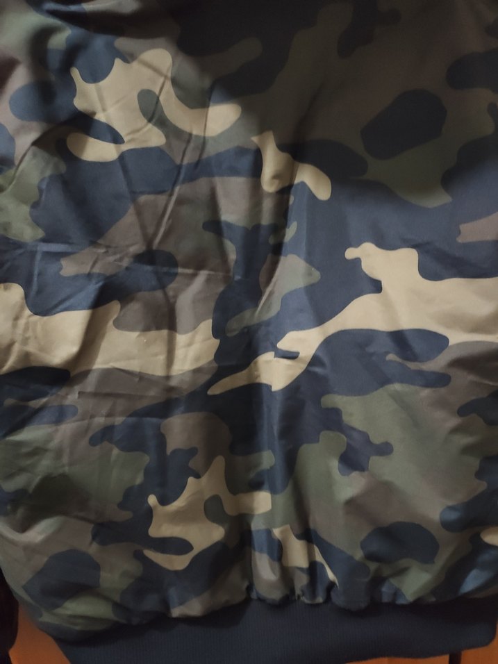 Kadin Kamuflaj Desenli Fermuarlı mont - Görsel 4