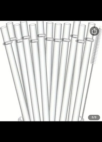 Beyaz plastik Pipet Seti ve Temizleme Fırçası