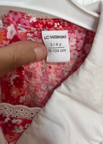 LC Waikiki Dantel Yakalı Kız Çocuk Vintage Elbise