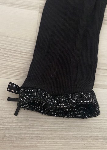 Koton Kız Çocuk Siyah Elastik Bel Denim Tayt