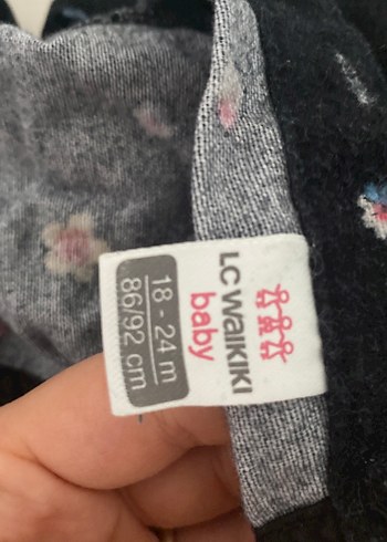 18-24 Ay Beden Çiçek Desenli Bohem Kız Elbisesi