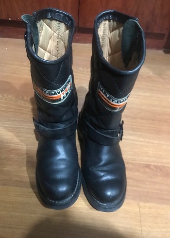 Siyah Deri  Kadın çizme - Görsel 6