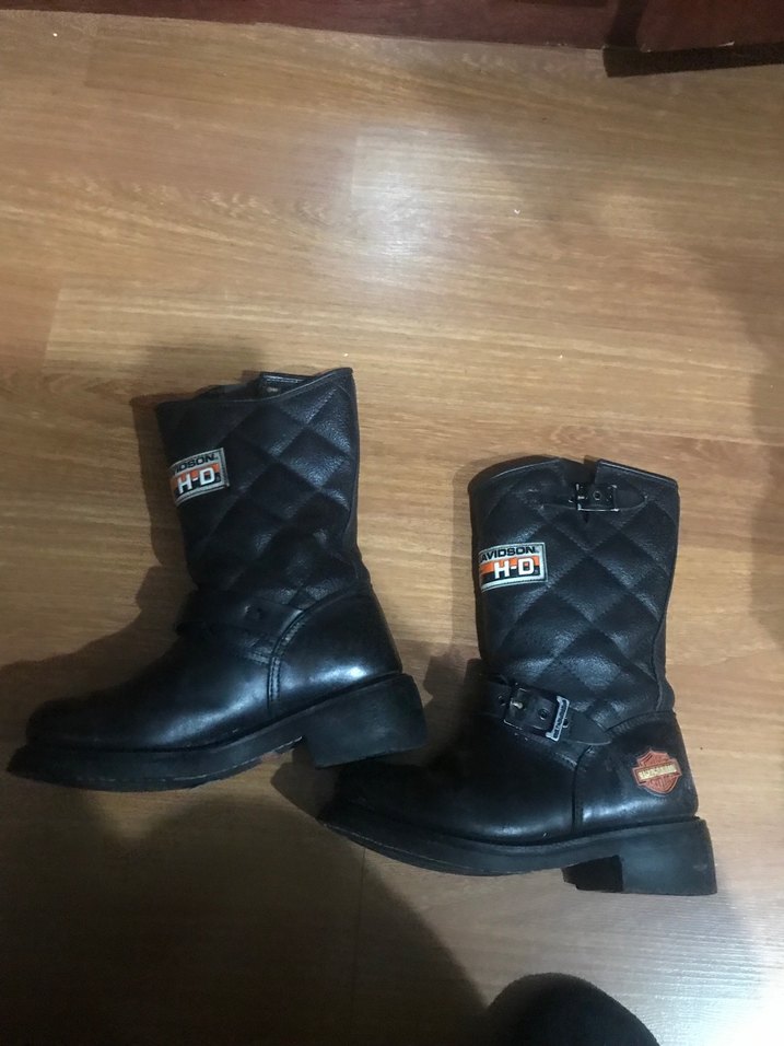 Siyah Deri  Kadın çizme - Görsel 5