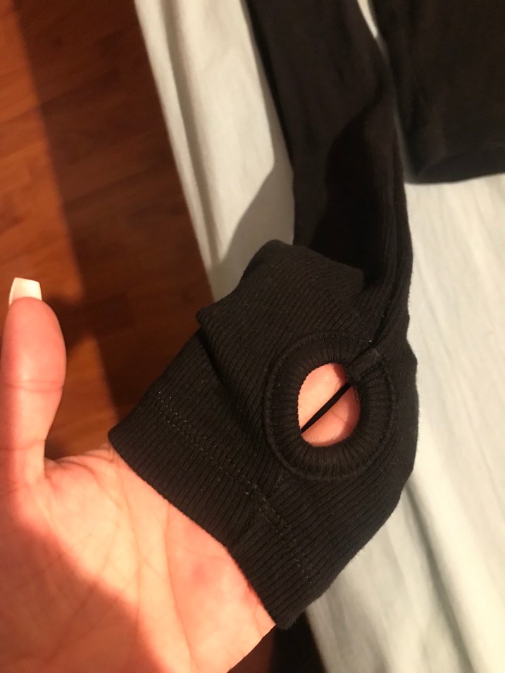 Siyah Yüksek Yakalı Dar Kesim Kadın Kazak - Görsel 2