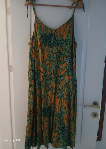 Diğer Yeşil Batik Desenli Bohem Tulum