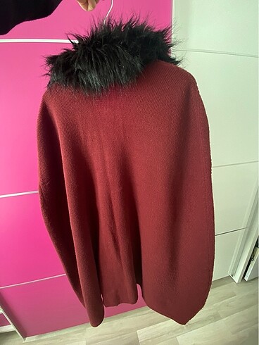 Bordo kaftan - Görsel 2