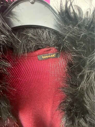 Bordo kaftan - Görsel 4