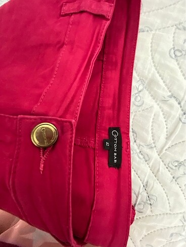 Cotton Bar Pembe renk pantolon