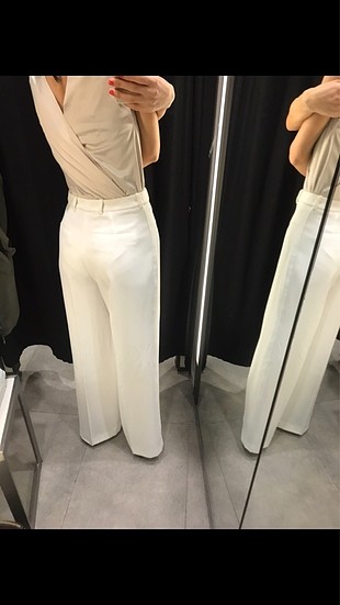 xs Beden Zara beyaz kumaş pantolon