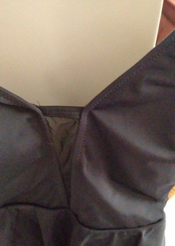 Siyah Fırfırlı Kadın Mayo - Görsel 3