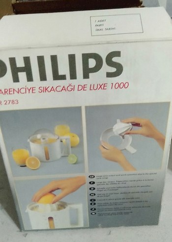 Philips Philips Beyaz Narenciye Sıkacağı sıfır kutusunda