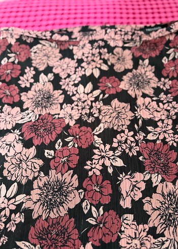 38 Beden Desenli Midi Etek - Görsel 3