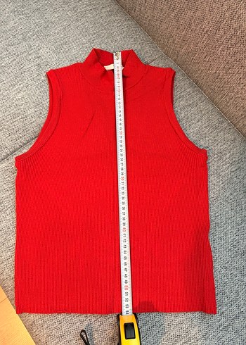 Koton Kolsuz Triko Üst Dik Yaka Yeni - Görsel 2